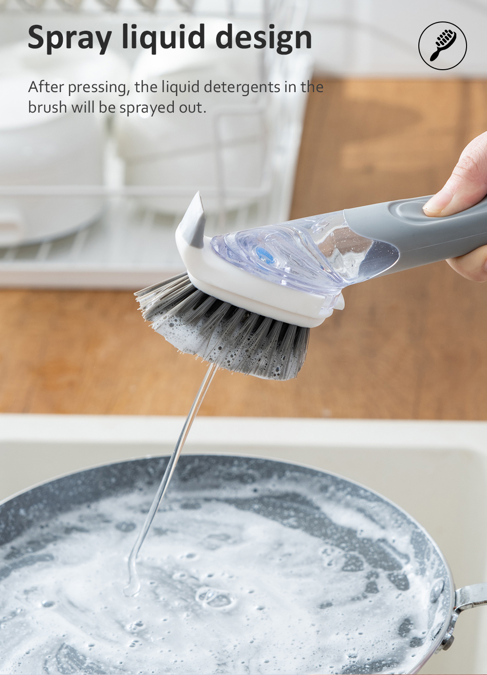 Multifunction Spray Cleaning Refillable Brush-3